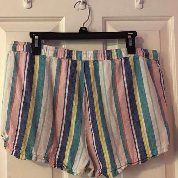SO Kohl's Summer Shorts Multicolor Stripes - Picture 5 of 8